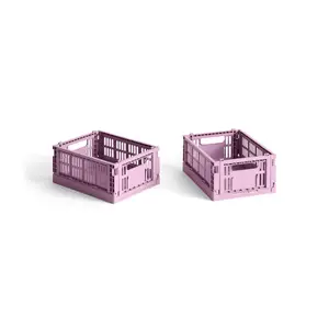 HAY - Colour Kasser - Recycled - Mini - Rosa - Dusty Rose - 2 stk